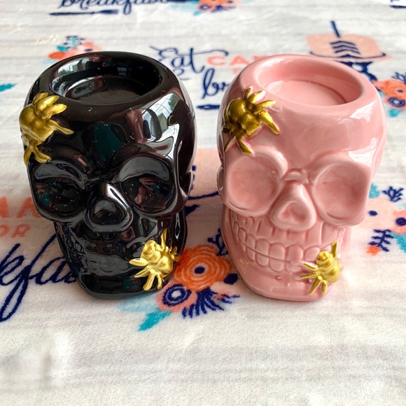 Other - 💀 Black & Pink Skull Halloween Decor 💀